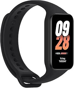 Xiaomi Smart Band 8 Active - Pulsera de Actividad, Autonomía de hasta 14 días, Pantalla TFT de 1,47”, Resistente al Agua 5 ATM, Monitorización de Salud, +50 Modos Deportivos, Negro (Versión ES)